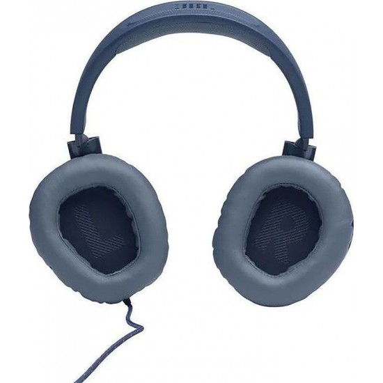 JBL Quantum 100 Gaming Ενσύρματα Ακουστικά 3.5mm Μπλε