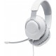JBL Quantum 100 Gaming Ενσύρματα Ακουστικά 3.5mm Λευκά