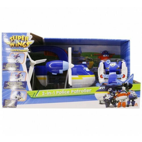 Just toys Super Wings SuperCharge 2 in 1 Police Patroller(740834)