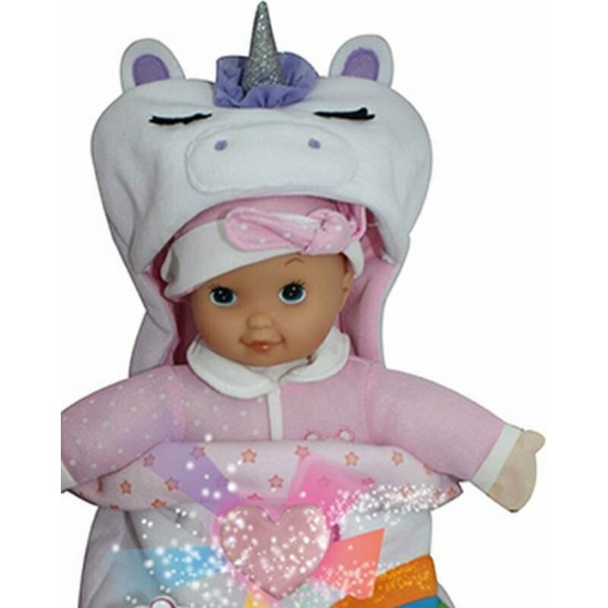 Just Toys My First Bambolina 34εκ Υπνόσακος Μονόκερος με αξεσουάρ (FB375)