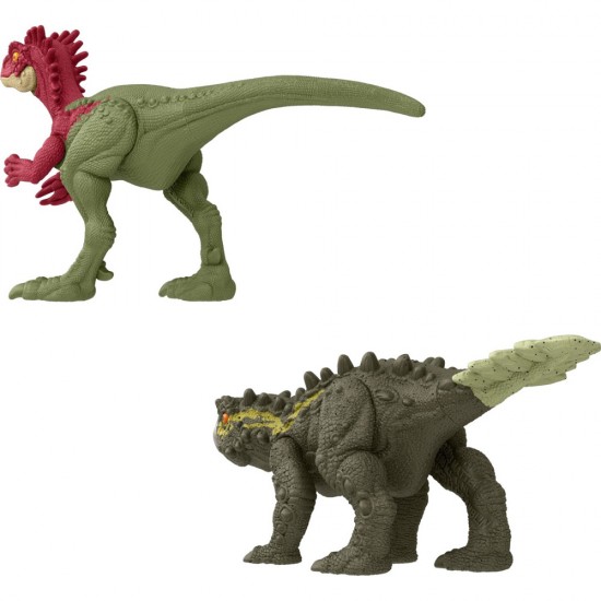 Mattel Jurassic World: Epic Evolution Danger Pack - Eoraptor VS. Stegouros (HLN49/HTK47)