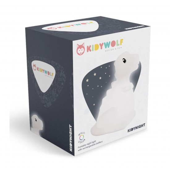 Kidywolf Nightlight Dino with colour change 15cm (410284)