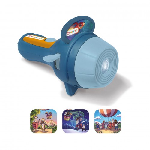 Kidywolf Projector Torch blue incl. 3 Picture Slides (410297)