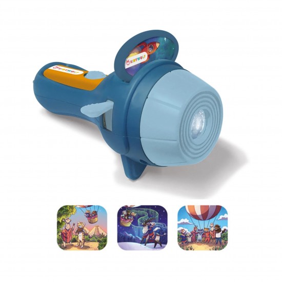 Kidywolf Projector Torch blue incl. 3 Picture Slides (410297) Kidywolf Projector Torch blue incl. 3 Picture Slides (410297)
