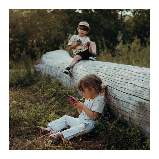 Kidywolf Walkie-Talkies with Torch blue/red (418012)