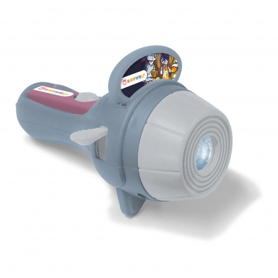 Kidywolf Projector Torch grey incl. 3 Picture Slides (418027)