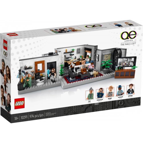 Lego Creator Expert Queer Eye The Fab 5 Loft(10291)
