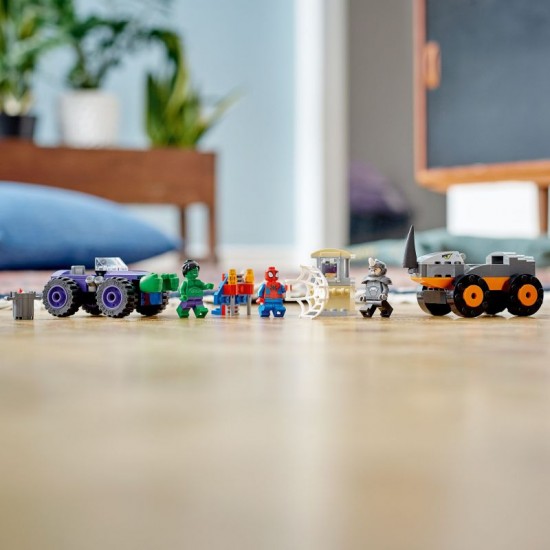 LEGO Super Heroes Spidey And His Amazing Friends Hulk vs. Rhino Truck Showdown (10782)
