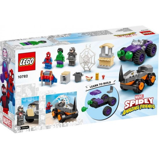 LEGO Super Heroes Spidey And His Amazing Friends Hulk vs. Rhino Truck Showdown (10782)