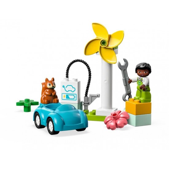 LEGO Duplo Wind Turbine & Electric Car (10985)