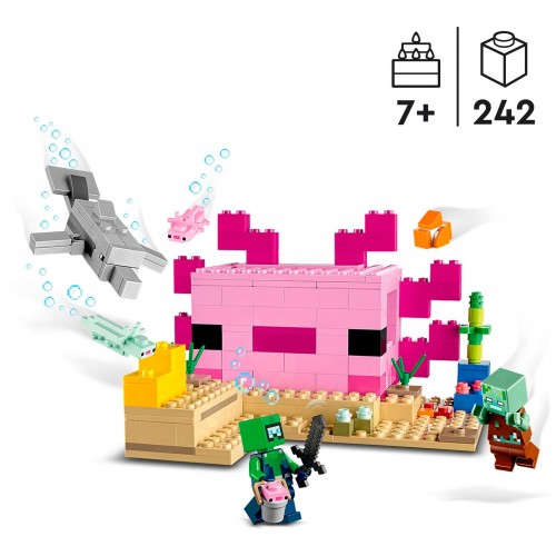 LEGO Minecraft The Axolotl House (21247)