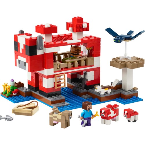 LEGO Minecraft The Mooshroom House (21270)