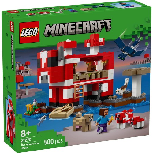 LEGO Minecraft The Mooshroom House (21270)