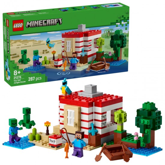 LEGO Minecraft The TNT Jungle House (21275)