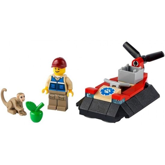 Lego City Wildlife Rescue Hovercraft Polybag Set (30570)