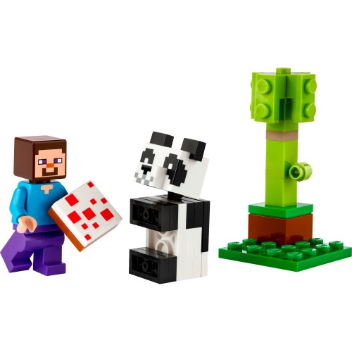LEGO Minecraft Steve με Baby Panda(30672)