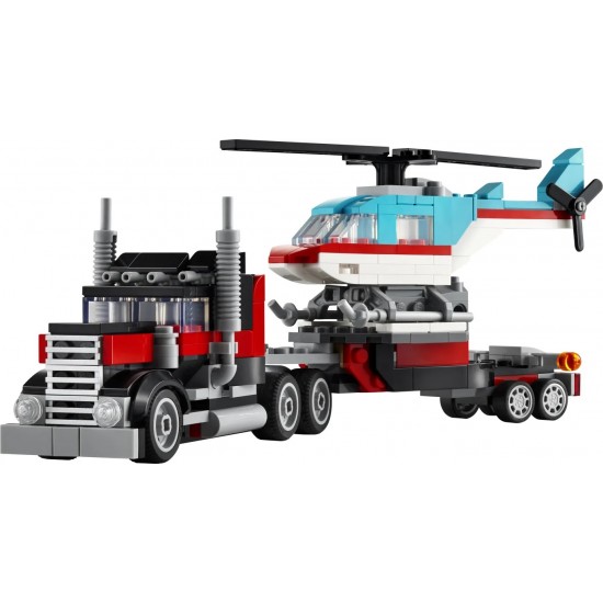 LEGO Creator 3in1 Flatbed With Helicopter (31146)