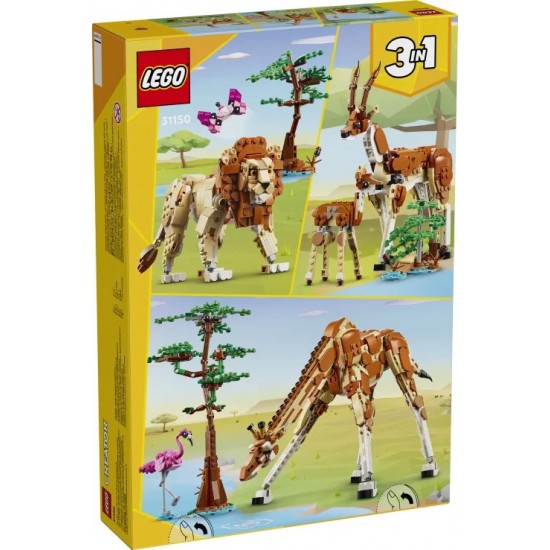 LEGO Creator 3in1 Wild Safari Animals (31150)