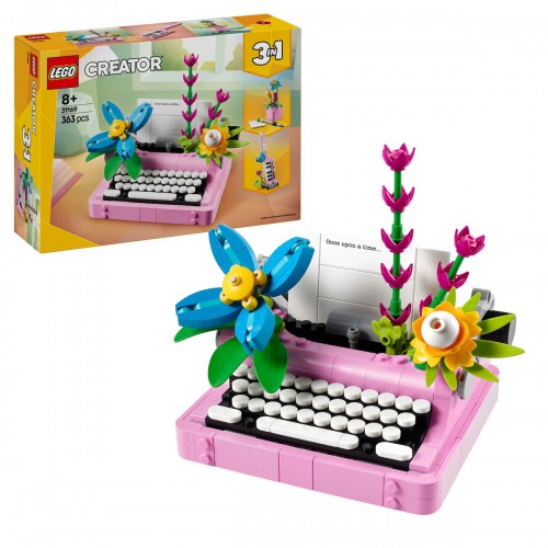 LEGO Creator 3in1 Typewriter With Flowers (31169)