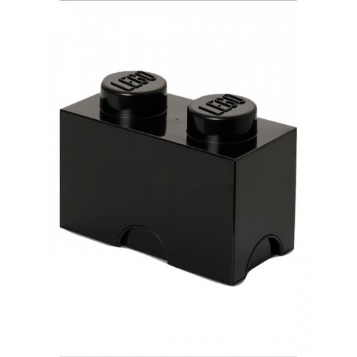Room Copenhagen LEGO Storage Brick 2 black, storage box (black) (40021733)