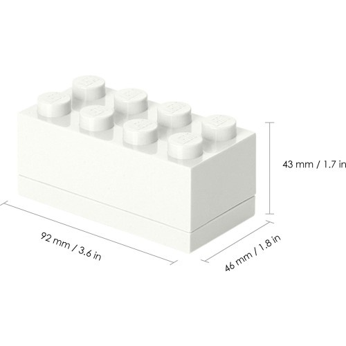 Room Copenhagen LEGO Mini Box 8, lunch box (white) (40121735)