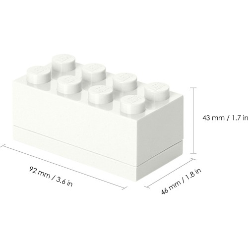 Room Copenhagen LEGO Mini Box 8 (white) (40121735)