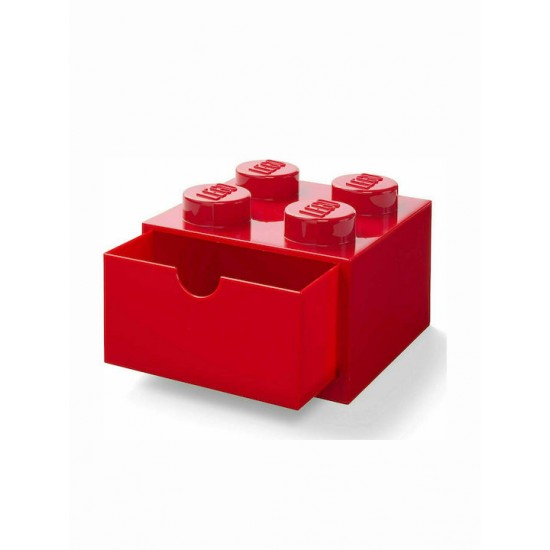 Room Copenhagen LEGO desk drawer 4 , storage box (red, knobs) (40201730) Room Copenhagen LEGO desk drawer 4 , storage box (red, knobs) (40201730)