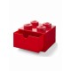 Room Copenhagen LEGO desk drawer 4 , storage box (red, knobs) (40201730) Room Copenhagen LEGO desk drawer 4 , storage box (red, knobs) (40201730)