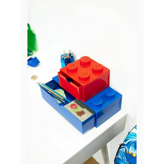 Room Copenhagen LEGO desk drawer 4 , storage box (red, knobs) (40201730) Room Copenhagen LEGO desk drawer 4 , storage box (red, knobs) (40201730)
