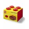 Room Copenhagen LEGO desk drawer 4 , storage box (red, knobs) (40201730)