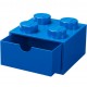 Room Copenhagen LEGO desk drawer 4 , storage box (blue, nubs) (40201731) Room Copenhagen LEGO desk drawer 4 , storage box (blue, nubs) (40201731)