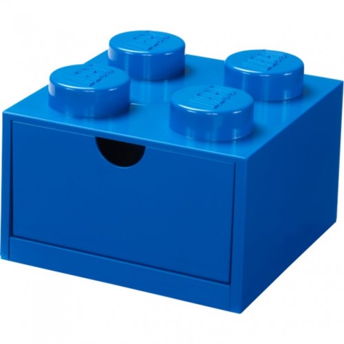 Room Copenhagen LEGO desk drawer 4 , storage box (blue, nubs) (40201731)