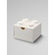Room Copenhagen LEGO desk drawer 4 , storage box (white, nubs) (40201735)