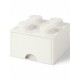 Room Copenhagen LEGO desk drawer 4 , storage box (white, nubs) (40201735)