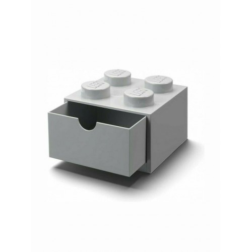 Room Copenhagen LEGO desk drawer 4 , storage box (grey, knobs) (40201740)