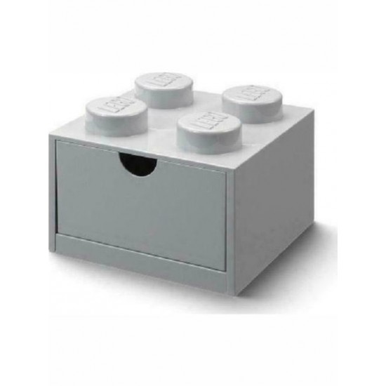 Room Copenhagen LEGO desk drawer 4 , storage box (grey, knobs) (40201740)