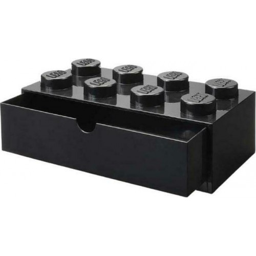 Room Copenhagen LEGO desk drawer 8 , storage box (black, knobs) (40211733)