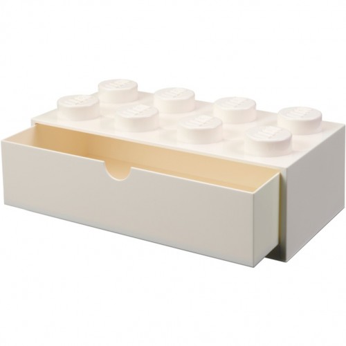Room Copenhagen LEGO desk drawer 8 , storage box (white, nubs) (40211735) Room Copenhagen LEGO desk drawer 8 , storage box (white, nubs) (40211735)