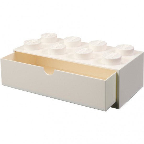 Room Copenhagen LEGO desk drawer 8 , storage box (white, nubs) (40211735) Room Copenhagen LEGO desk drawer 8 , storage box (white, nubs) (40211735)