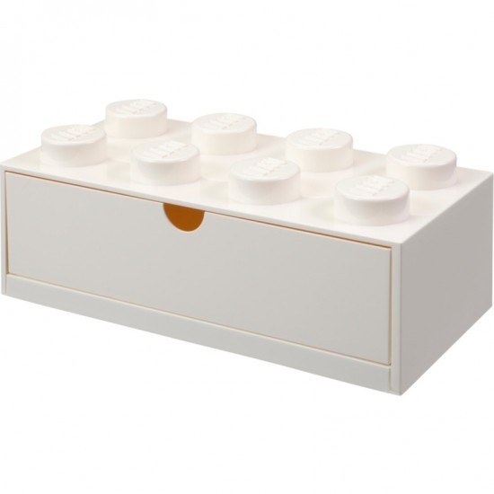 Room Copenhagen LEGO desk drawer 8 , storage box (white, nubs) (40211735) Room Copenhagen LEGO desk drawer 8 , storage box (white, nubs) (40211735)