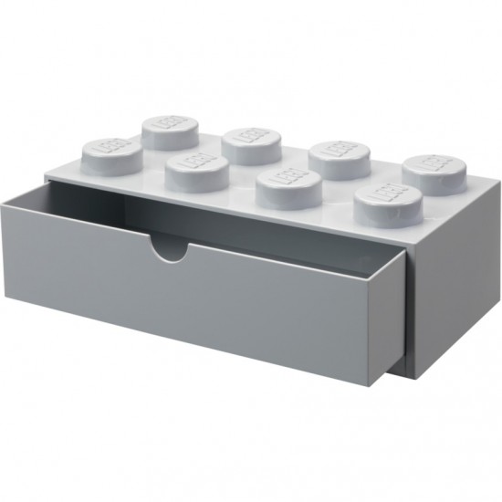 Room Copenhagen LEGO desk drawer 8 , storage box (grey, knobs) (40211740)
