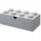 Room Copenhagen LEGO desk drawer 8 , storage box (grey, knobs) (40211740)