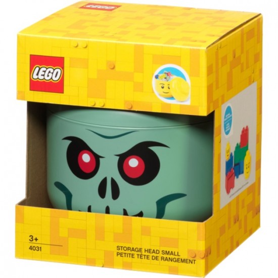 Room Copenhagen LEGO Storage Head Skeleton , storage box (black/red, small) (40310803)