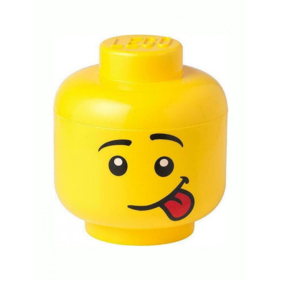 Room Copenhagen LEGO Storage Head "Silly", large, storage box (yellow) (40320806)