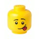 Room Copenhagen LEGO Storage Head "Silly", large, storage box (yellow) (40320806)