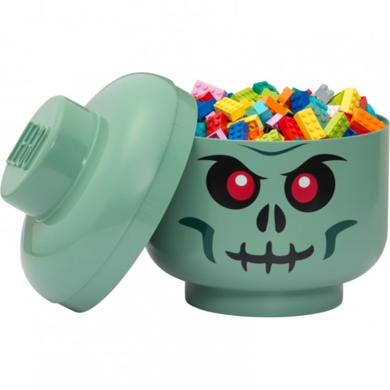 Room Copenhagen LEGO Storage Head Skeleton , storage box (black/red, large) (40320811)