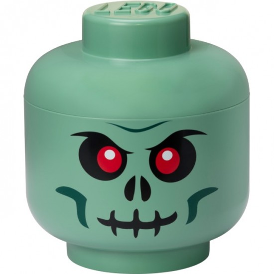 Room Copenhagen LEGO Storage Head Skeleton , storage box (black/red, large) (40320811)