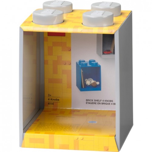 Room Copenhagen LEGO Regal Brick 4 Shelf (light gray) (41141740)