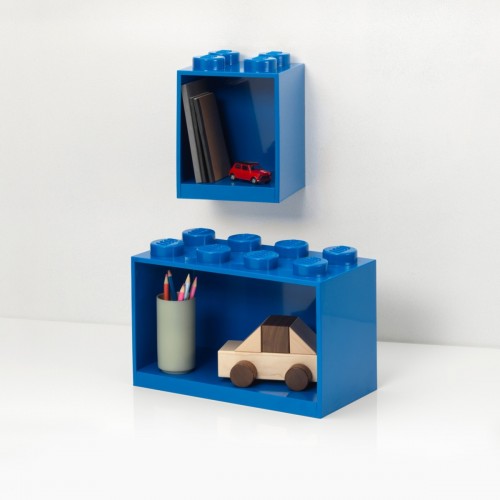Room Copenhagen LEGO Regal Brick Shelf 8+4, Set (blue, 2 shelves) 21.1x21.1x31.8εκ. (41171731)