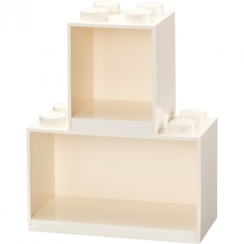 Room Copenhagen LEGO Regal Brick Shelf 8+4, Set (white, 2 shelves) 21.1x21.1x31.8εκ.(41171735)